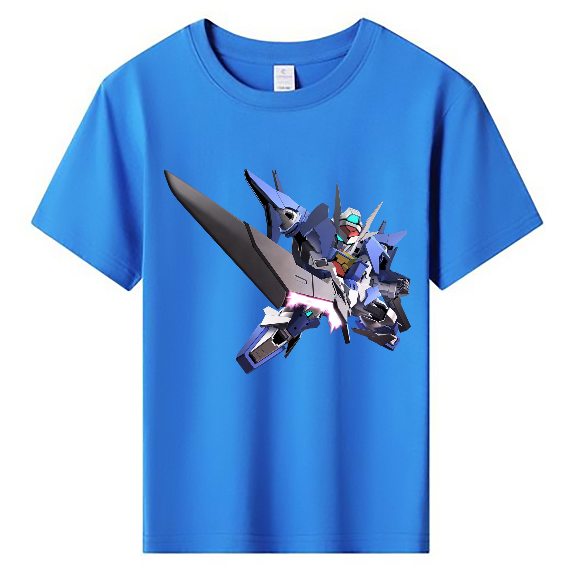 （画像用） 機動戦士ガンダム Mobile Suit Gundam 綿100％キッズTシャツ（フロントプリント）